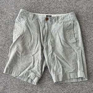 J. Crew Gray Linen Shorts